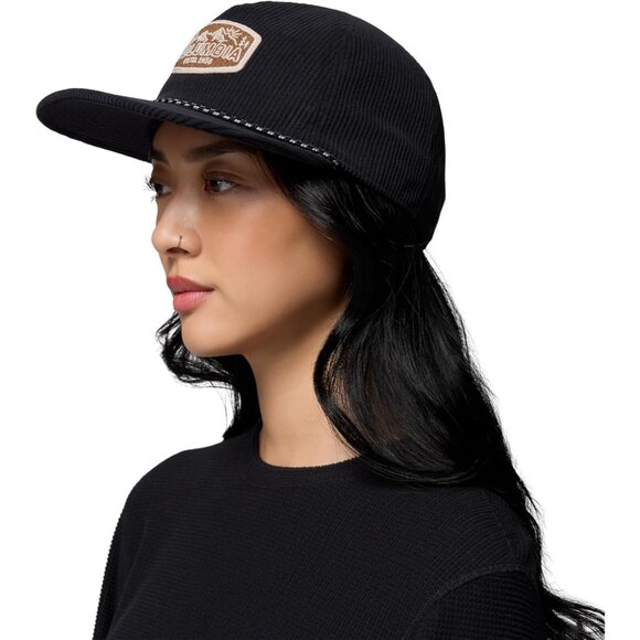 Unisex Corduroy Snapback Cap Flat Bill Vintage Adjustable One Size